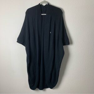 American Eagle womens black long short sleeve cardigan OS